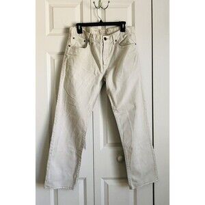 American Eagle Outfitters Men's Light Gray Jeans W33"x L30" Original Straight %%